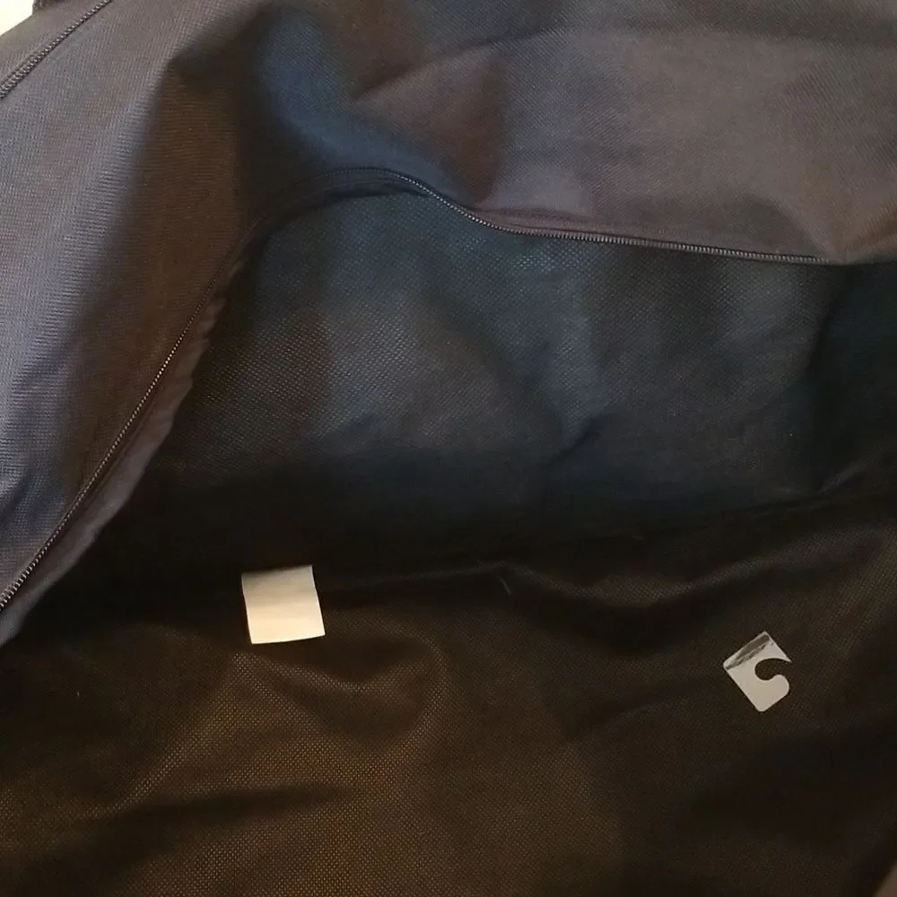 Delta Black and Gray Men's  Large Duffel Bag with Shoulder Strap